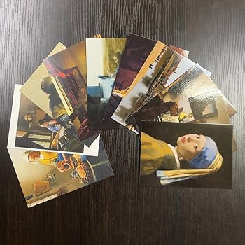ヨハネス・フェルメール ポストカード 37枚セット 楽天市場】ポストカード6枚セット 世界名画シリーズ「フェル